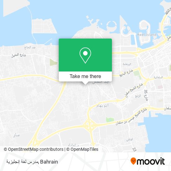 مدرس لغة إنجليزية map