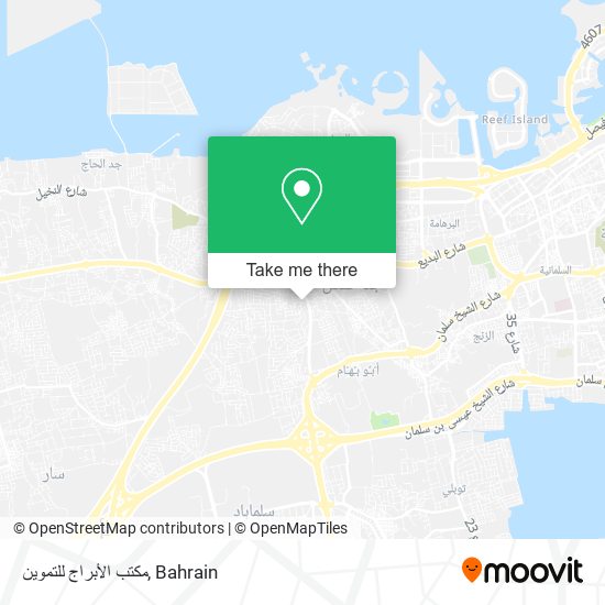 مكتب الأبراج للتموين map