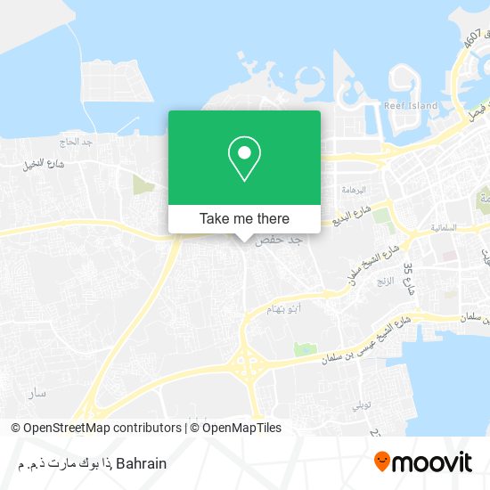 ذا بوك مارت ذ.م. م map
