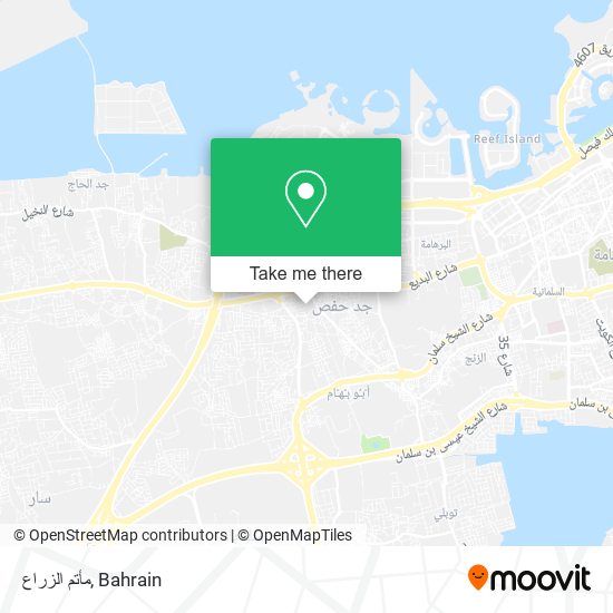 مأتم الزراع map