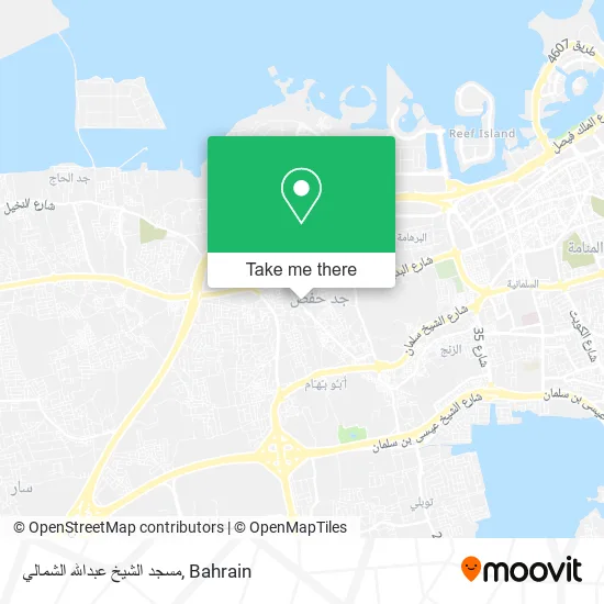 مسجد الشيخ عبدالله الشمالي map