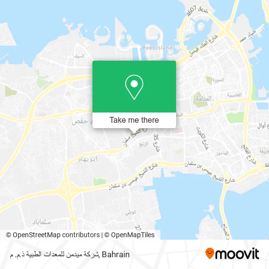 شركة ميدمن للمعدات الطبية ذ.م. م map