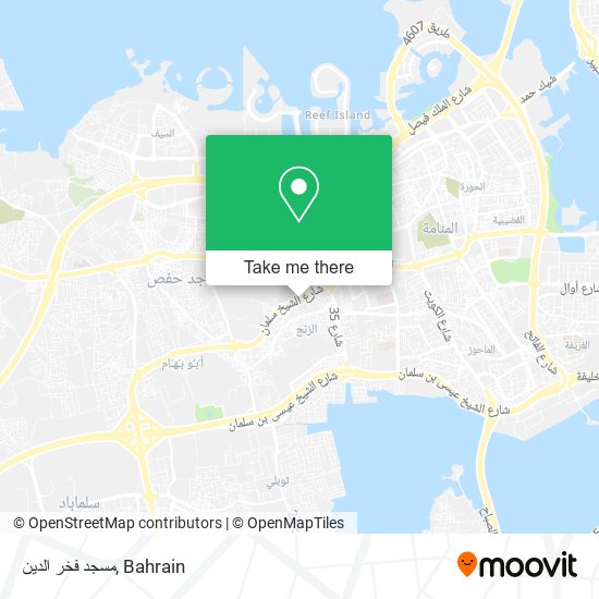مسجد فخر الدين map