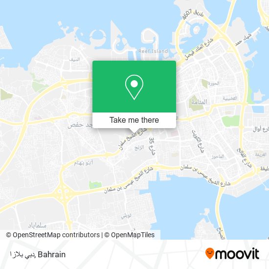 دبي بلازا map