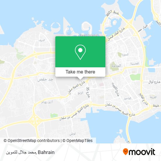 محمد جلال للتموين map