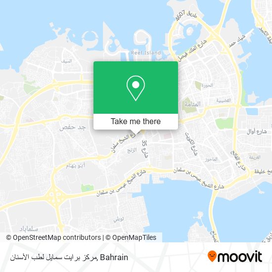 مركز برايت سمايل لطب الأسنان map