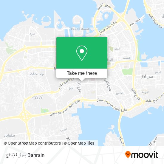 سيار للإنتاج map