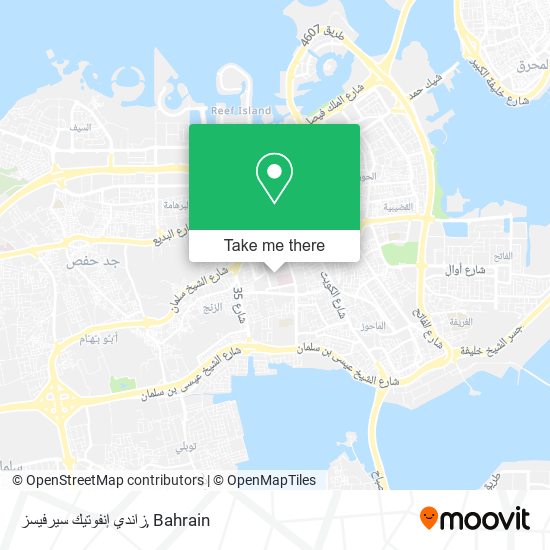 زاندي إنفوتيك سيرفيسز map