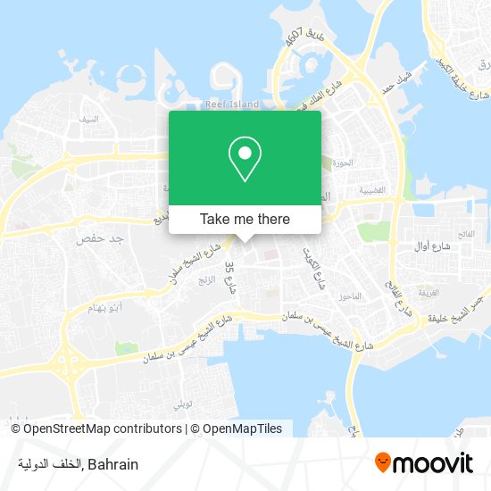 الخلف الدولية map