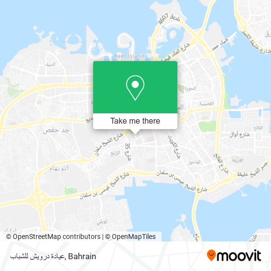 عيادة درويش للشباب map