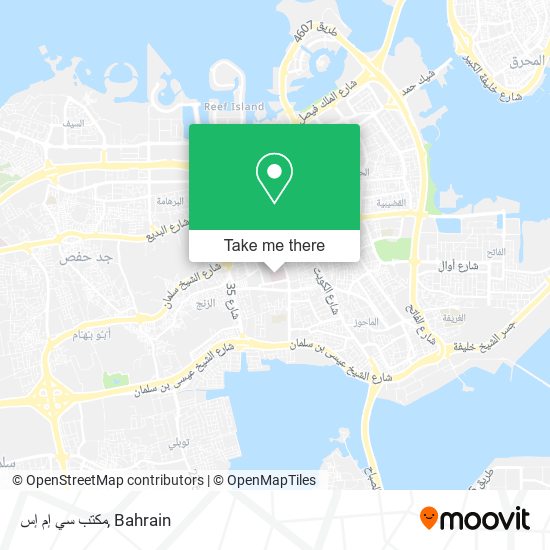 مكتب سي إم إس map
