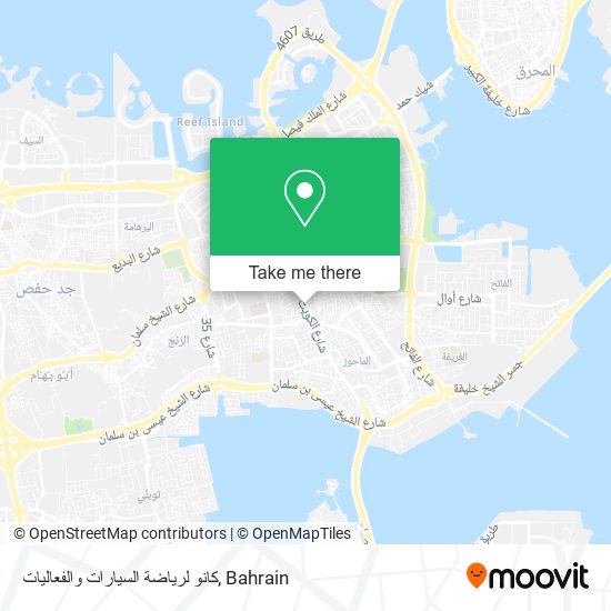 كانو لرياضة السيارات والفعاليات map