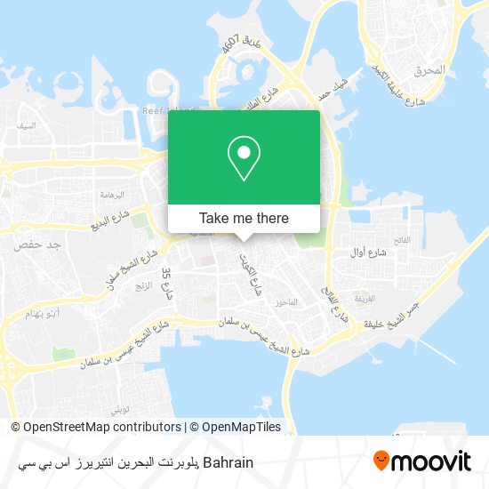 بلوبرنت البحرين انتيريرز اس بي سي map