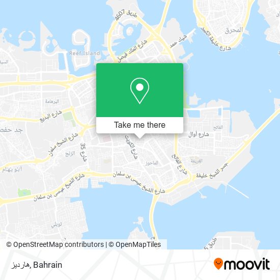 هارديز map