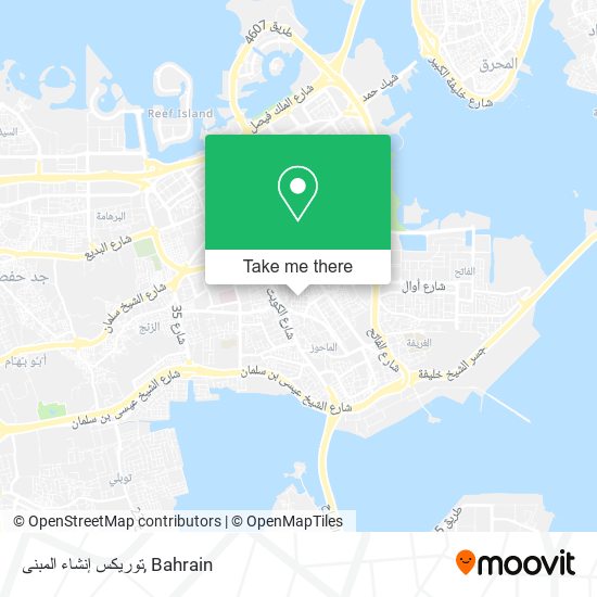 توريكس إنشاء المبنى map