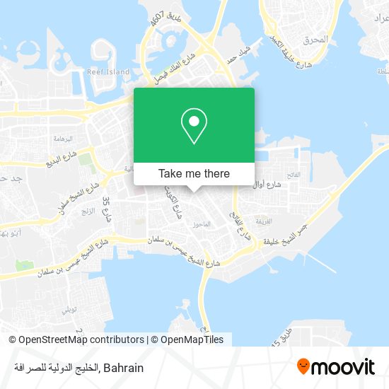 الخليج الدولية للصرافة map