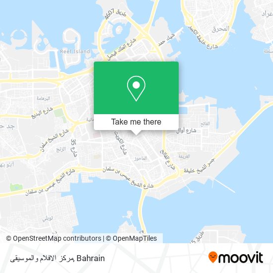 مركز الافلام والموسيقى map