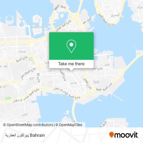 بيرلكون العقارية map