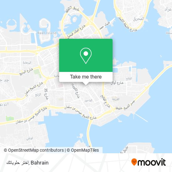 اختر حلوياتك map