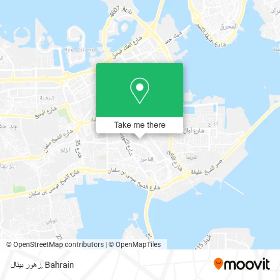 زهور بيتال map