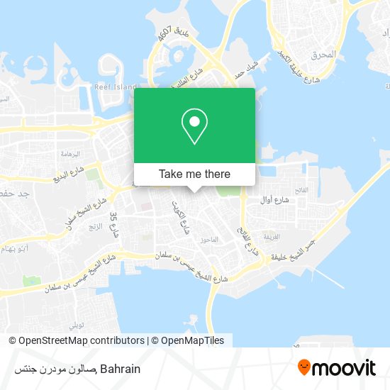صالون مودرن جنتس map
