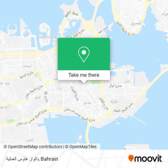دالوار هاوس العدلية map