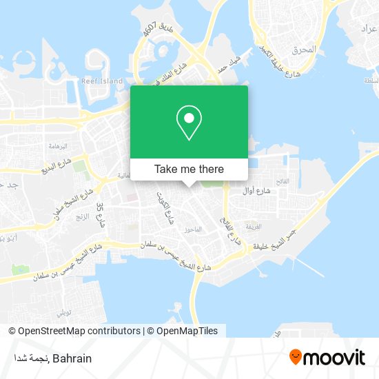 نجمة شدا map
