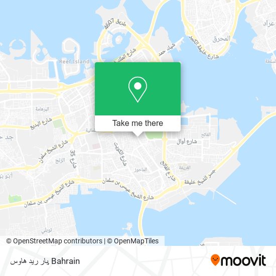 بار ريد هاوس map