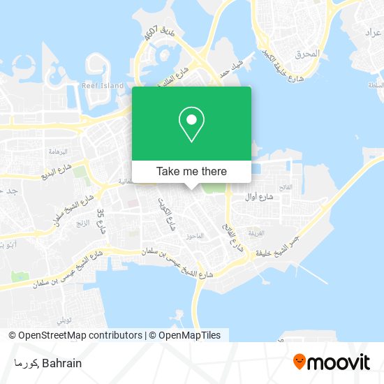 كورما map