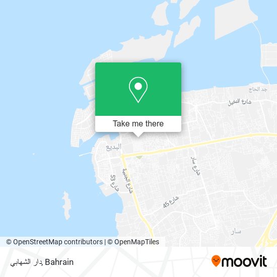 دار الشهابي map
