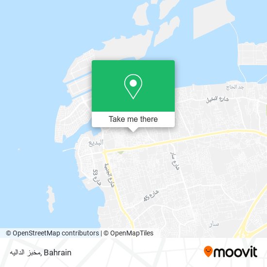 مخبز الداليه map
