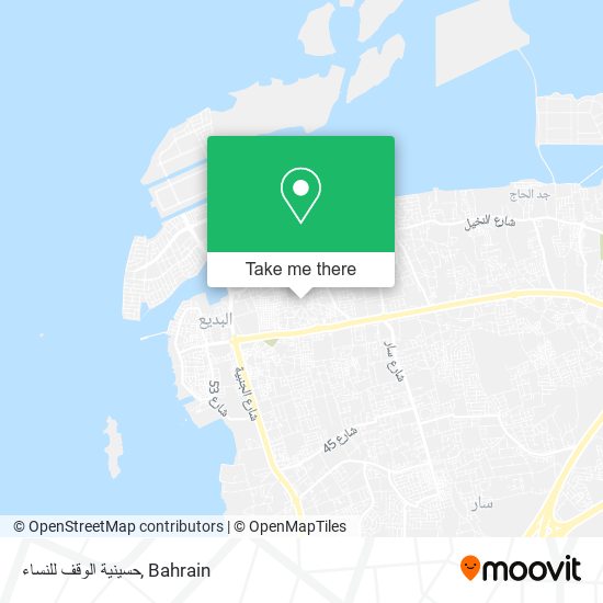 حسينية الوقف للنساء map