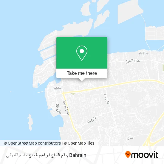 ماتم الحاج ابراهيم الحاج جاسم الشهابي map