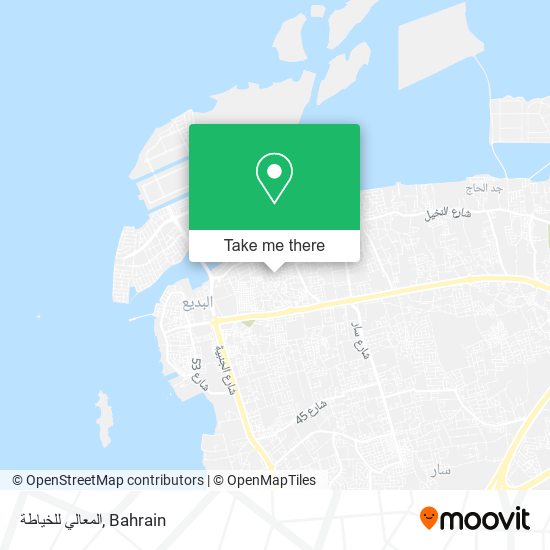 المعالي للخياطة map