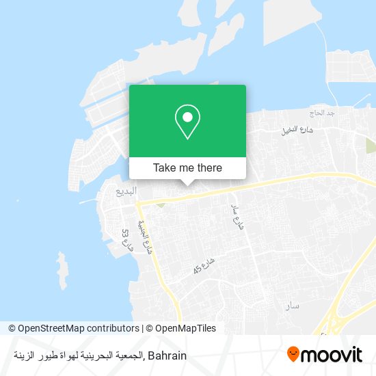 الجمعية البحرينية لهواة طيور الزينة map