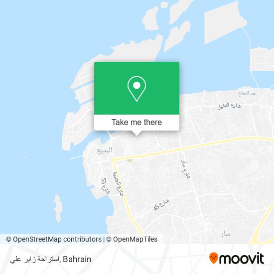 استراحة زاير علي map