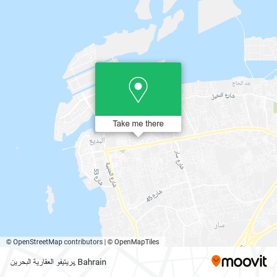 بريتيفو العقارية البحرين map