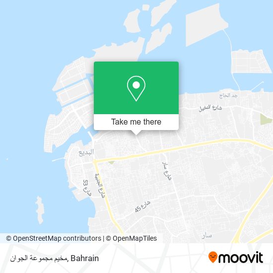 مخيم مجموعة الجوان map