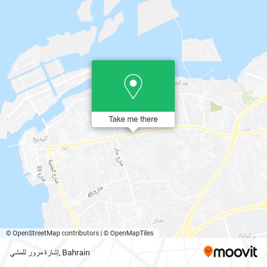إشارة مرور للمشي map