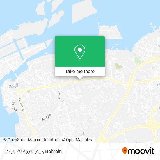 مركز بانوراما للسيارات map