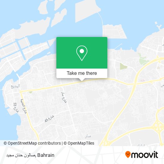 صالون حنان مجيد map