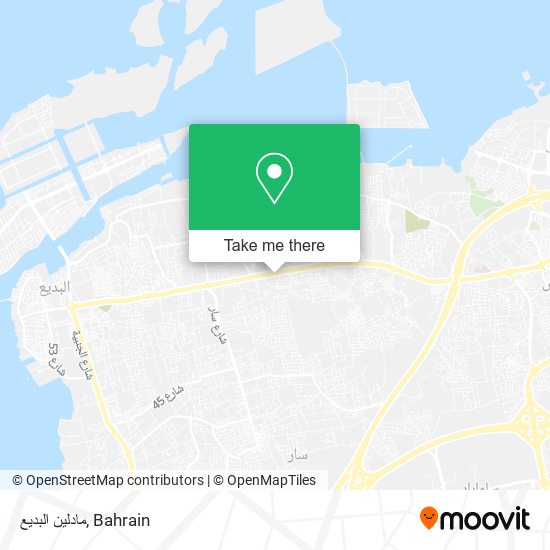 مادلين البديع map