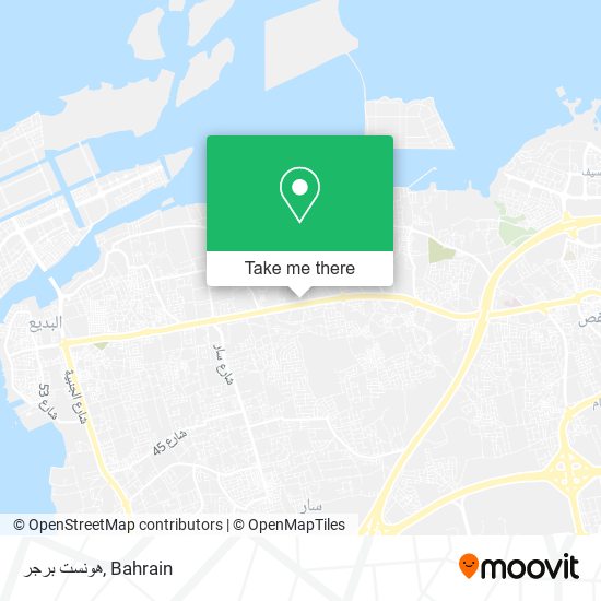 هونست برجر map