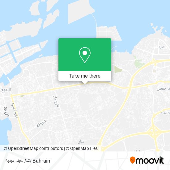 تشارجيلو ميديا map