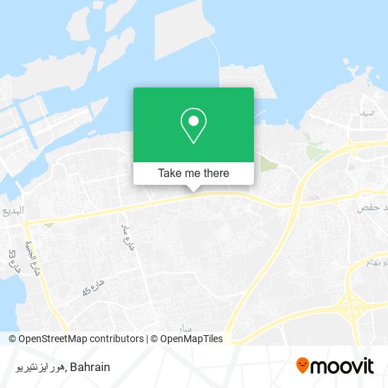 هورايزنتيريو map