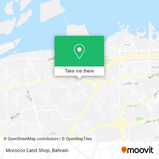 Morocco Land Shop map