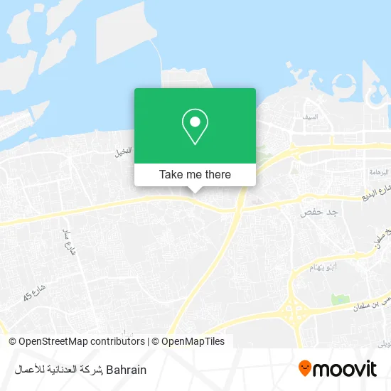 شركة العدنانية للأعمال map