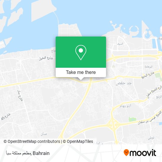 مطعم مملكة سبأ map