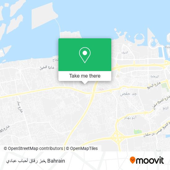 خبز رقاق أحباب عبادي map