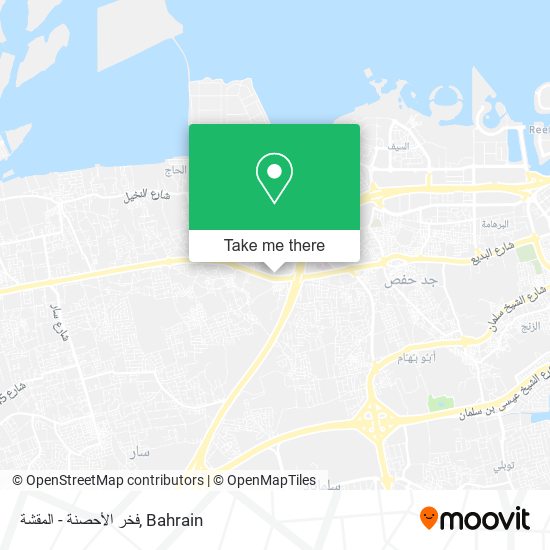 فخر الأحصنة - المقشة map
